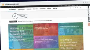 Publish Guest Post on alltimespost.com