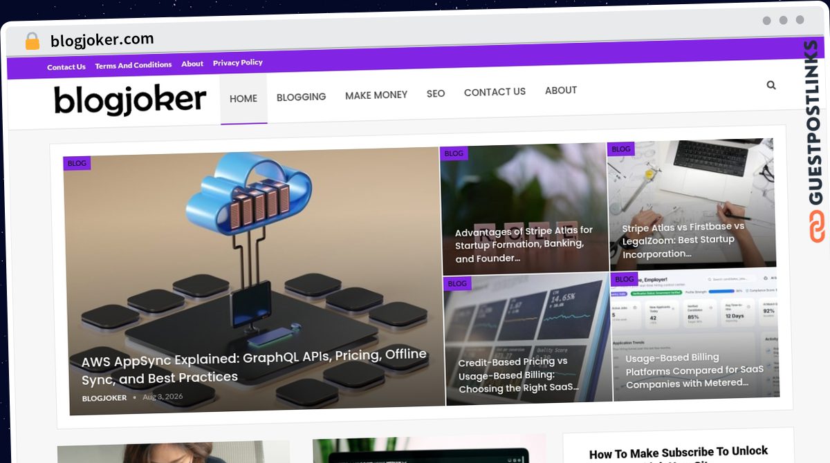 Publish Guest Post on blogjoker.com