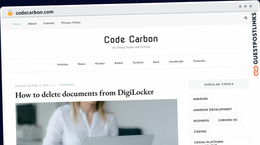 Publish Guest Post on codecarbon.com