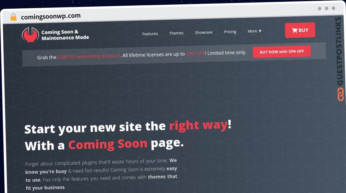 Publish Guest Post on comingsoonwp.com