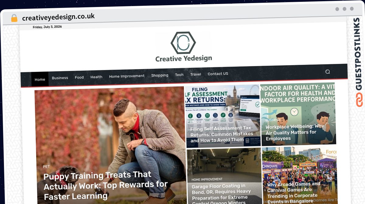 Publish Guest Post on creativeyedesign.co.uk