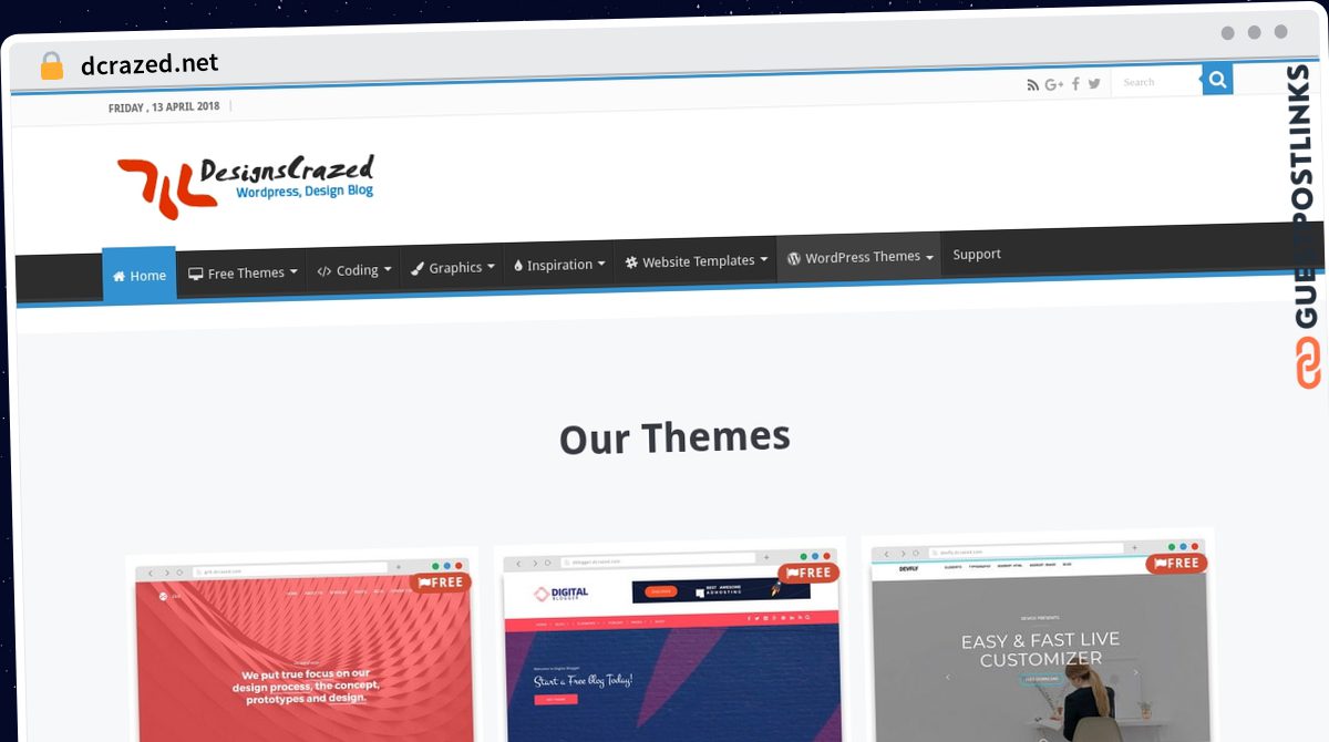 Publish Guest Post on dcrazed.net