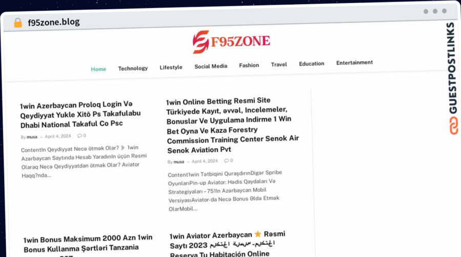 Publish Guest Post on f95zone.blog