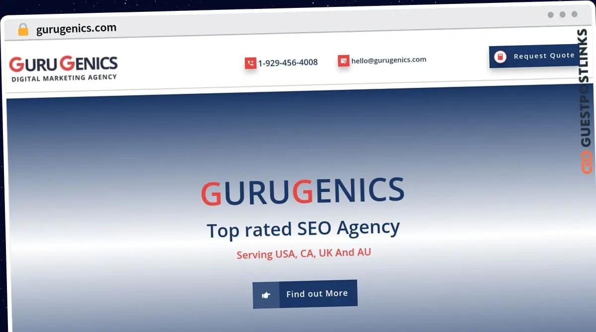Publish Guest Post on gurugenics.com