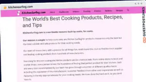 Publish Guest Post on kitchensurfing.com