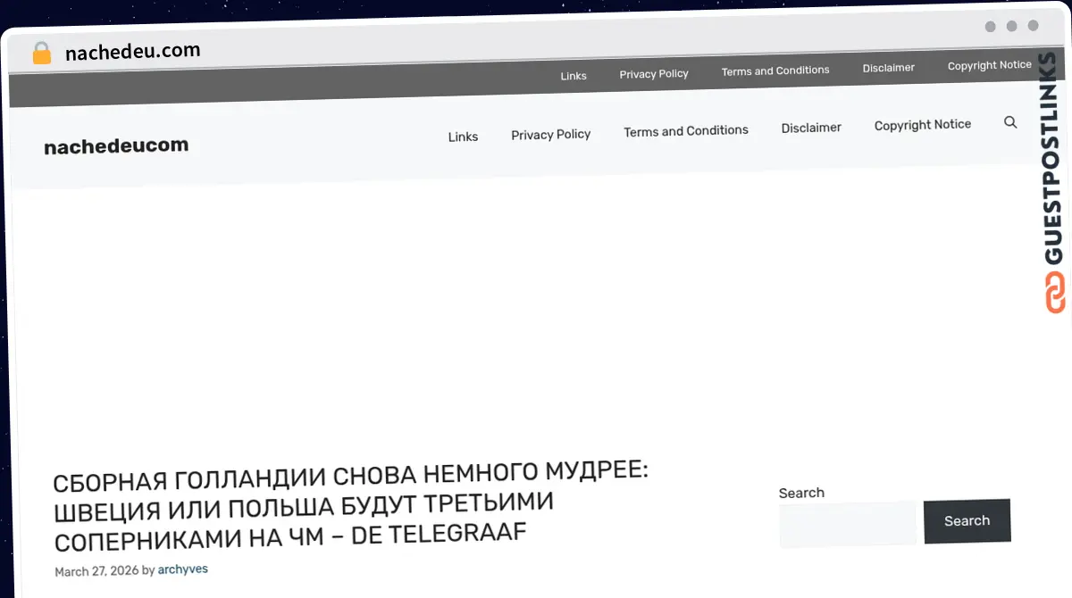 Publish Guest Post on nachedeu.com
