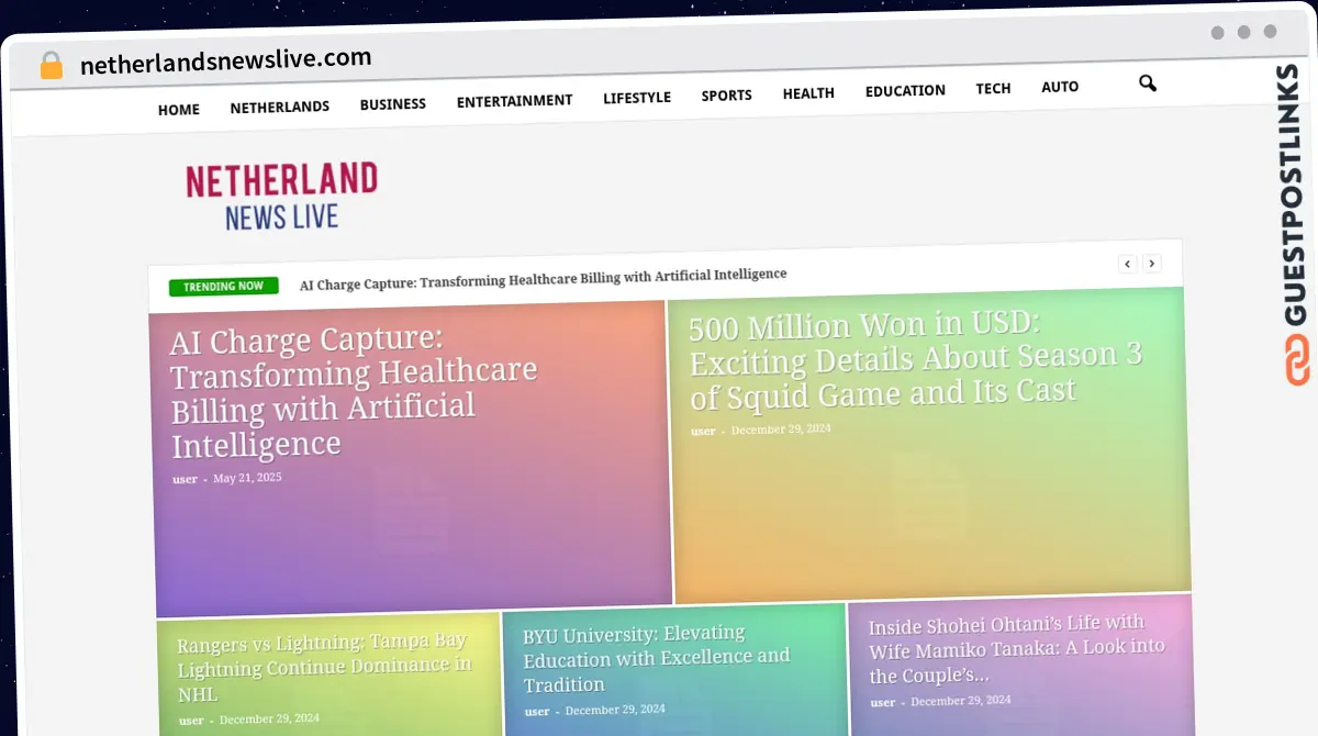 Publish Guest Post on netherlandsnewslive.com