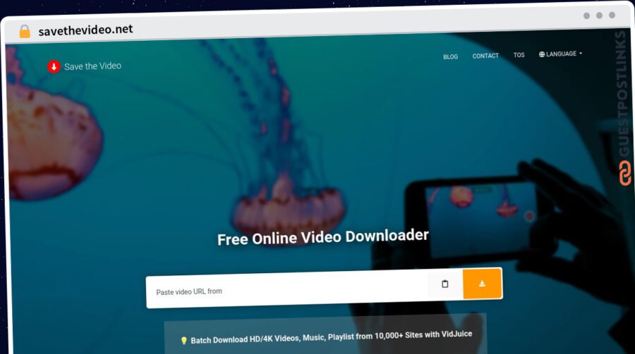 Publish Guest Post on savethevideo.net