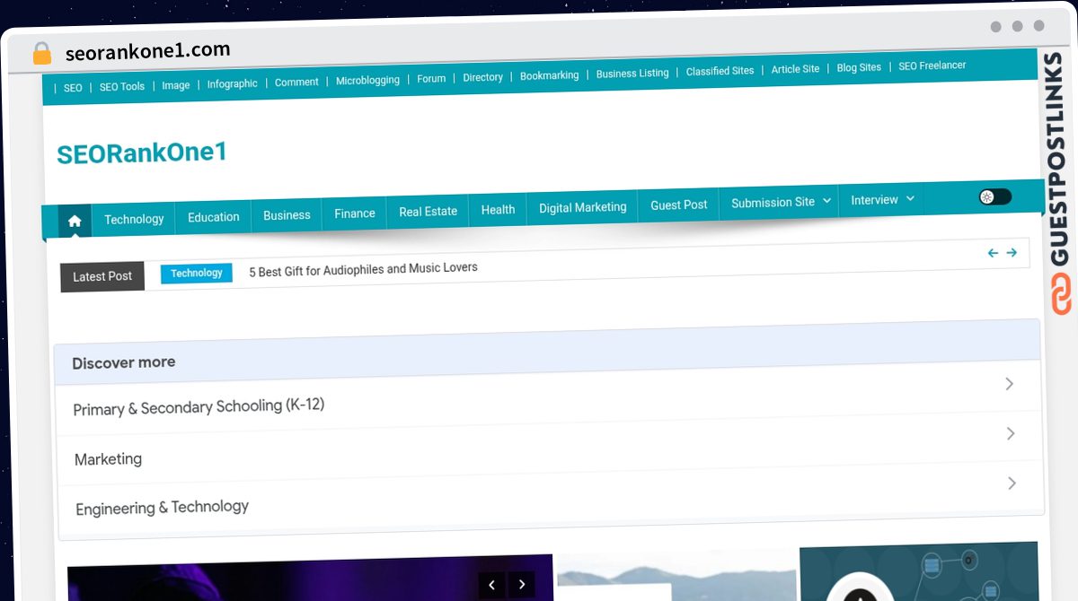 Publish Guest Post on seorankone1.com