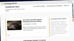 Publish Guest Post on technologywolf.net