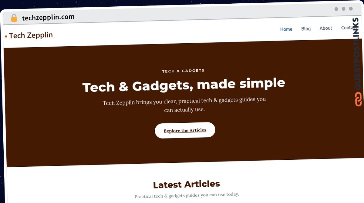 Publish Guest Post on techzepplin.com