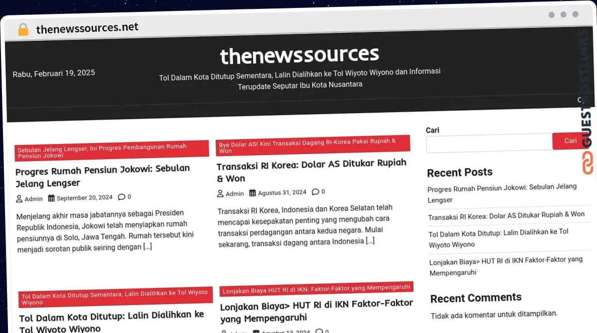 Publish Guest Post on thenewssources.net