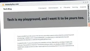 Publish Guest Post on thetechyfizz.com