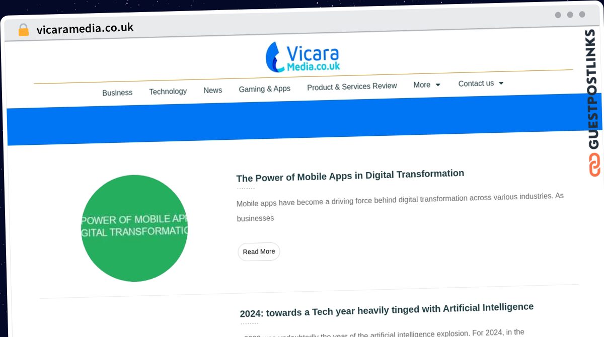 Publish Guest Post on vicaramedia.co.uk