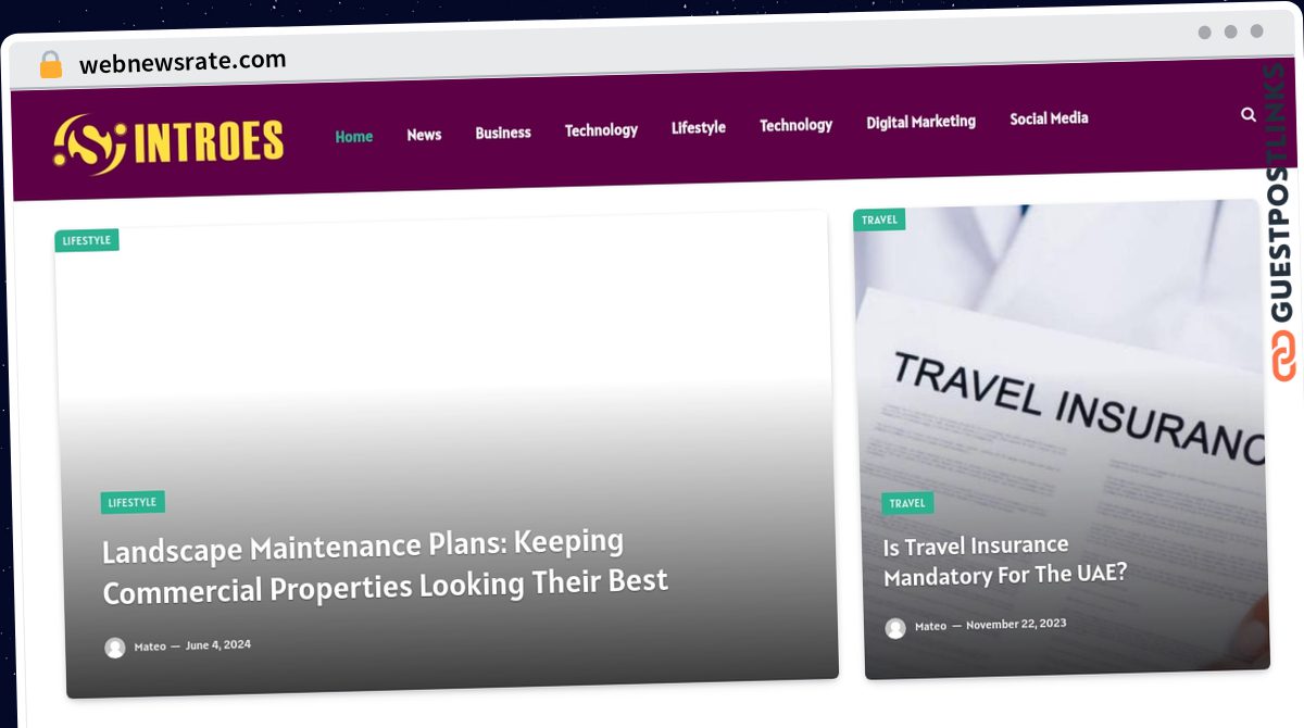 Publish Guest Post on webnewsrate.com