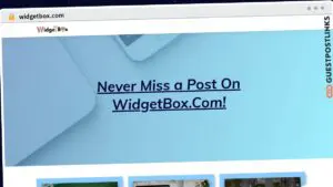 Publish Guest Post on widgetbox.com