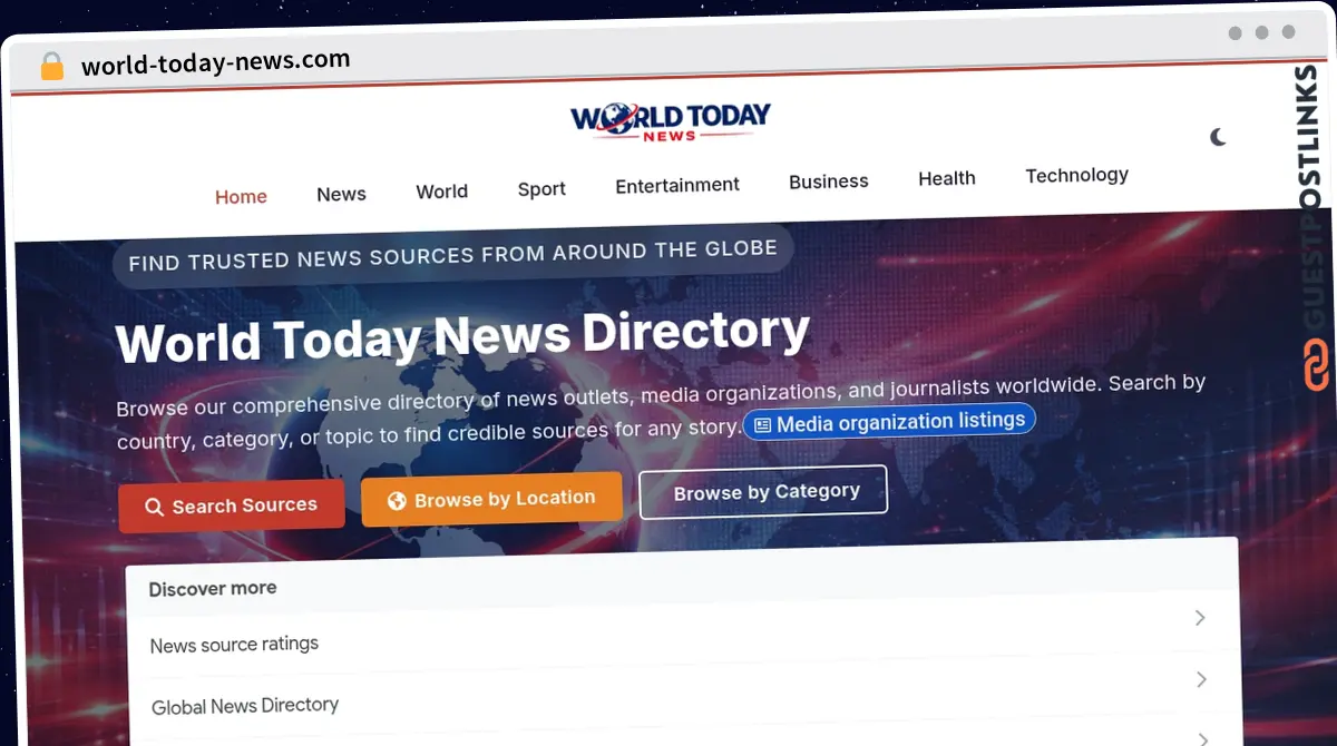 Publish Guest Post on world-today-news.com