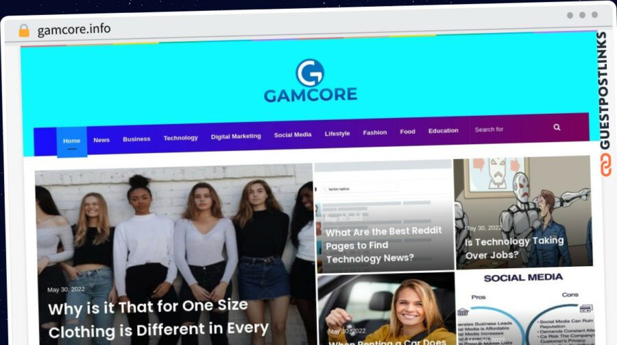 Publish Guest Post on gamcore.info
