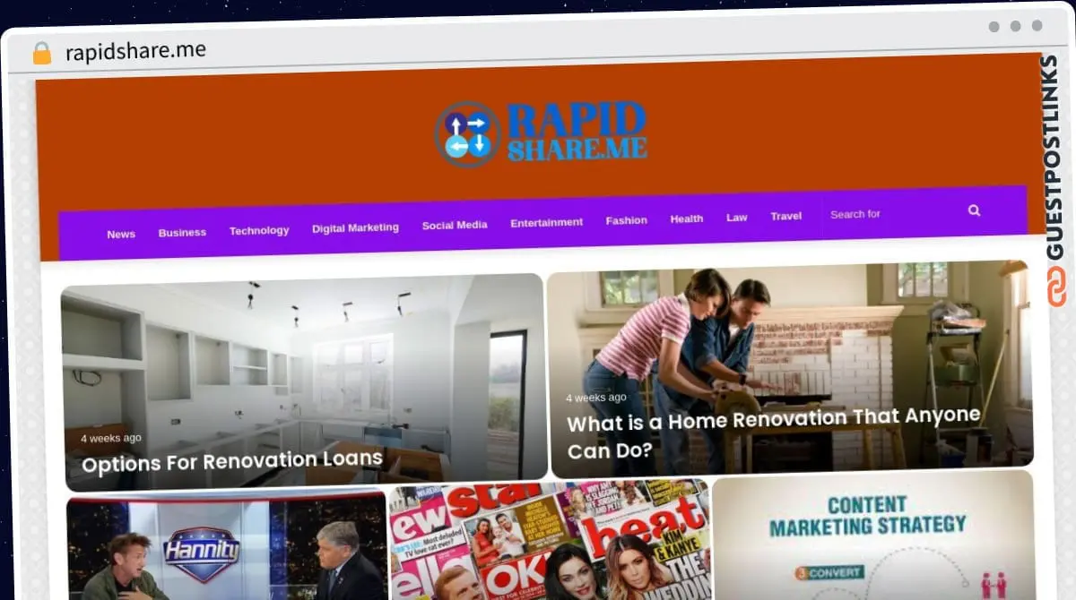 Publish Guest Post on rapidshare.me