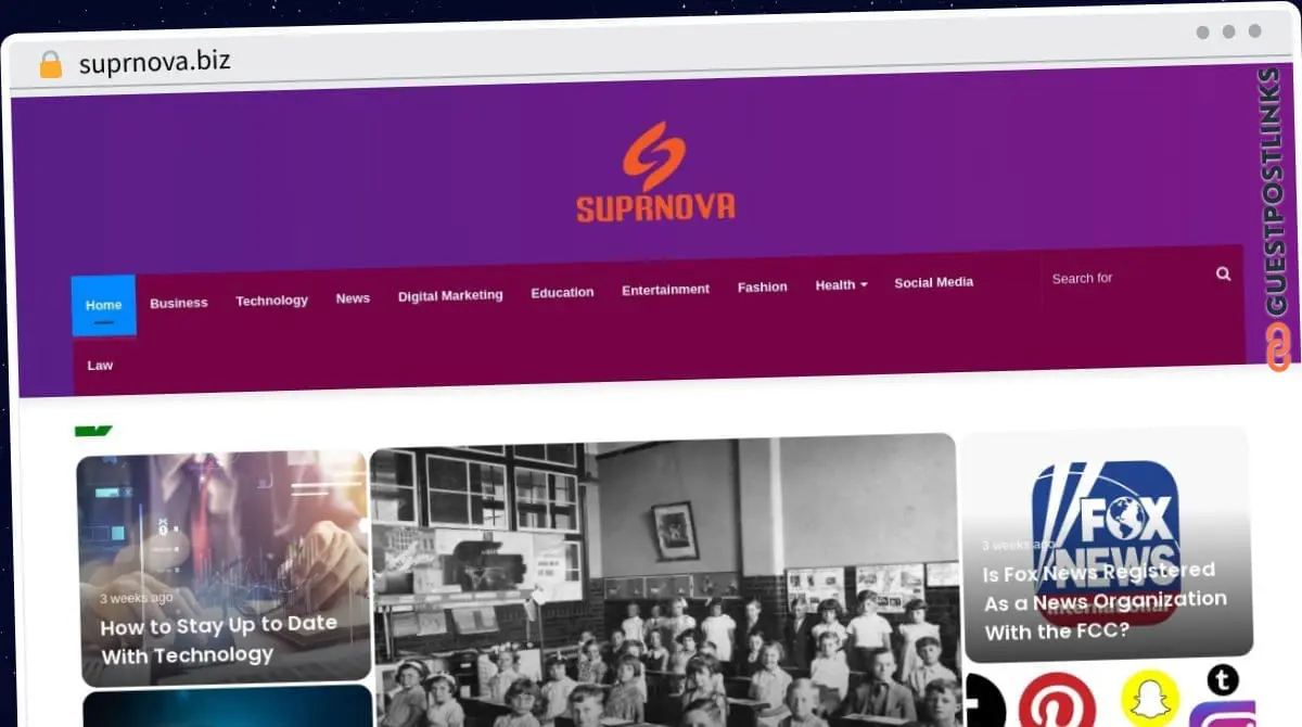 Publish Guest Post on suprnova.biz