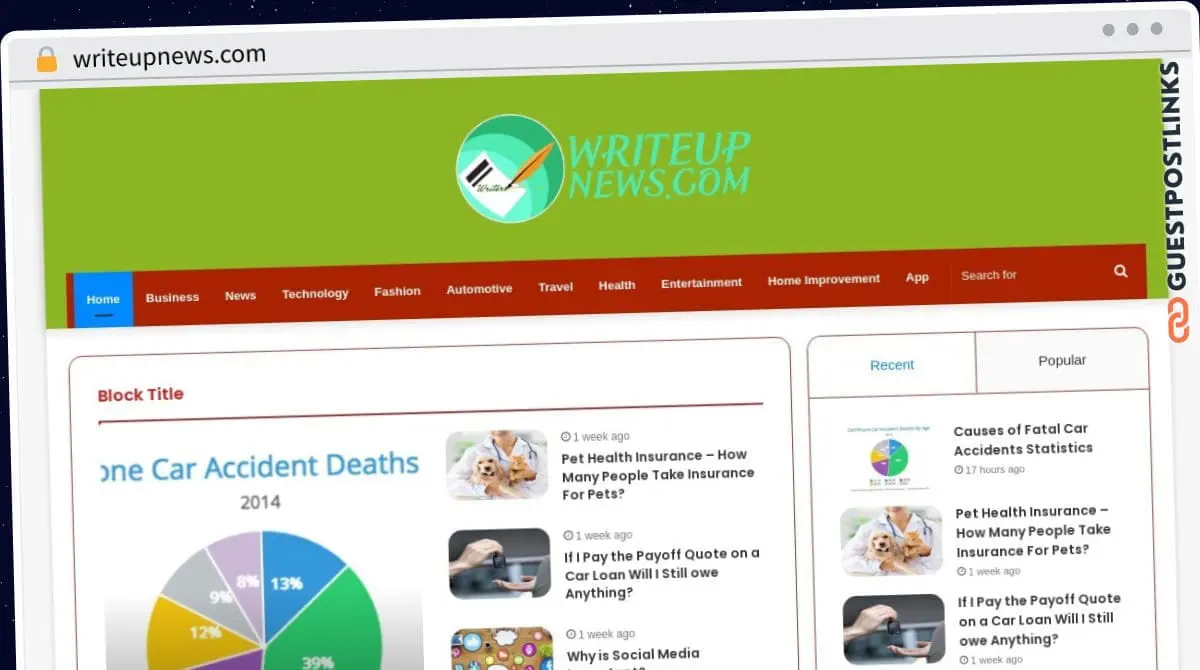 Publish Guest Post on writeupnews.com