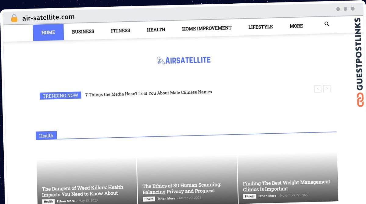 Publish Guest Post on air-satellite.com