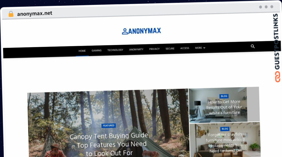 Publish Guest Post on anonymax.net