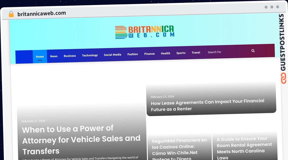 Publish Guest Post on britannicaweb.com