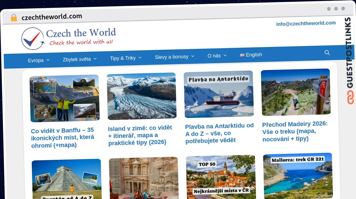 Publish Guest Post on czechtheworld.com