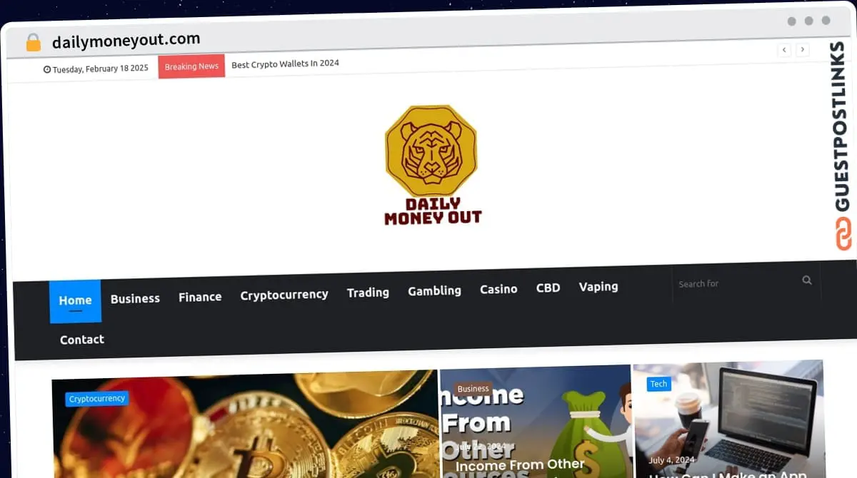 Publish Guest Post on dailymoneyout.com