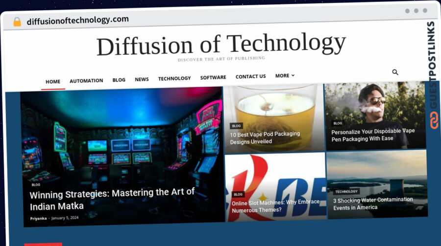Publish Guest Post on diffusionoftechnology.com