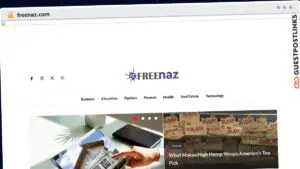 Publish Guest Post on freenaz.com