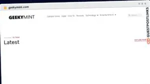 Publish Guest Post on geekymint.com