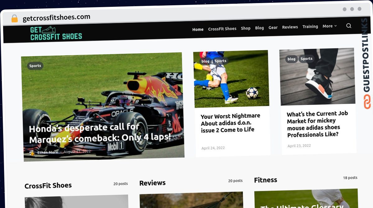 Publish Guest Post on getcrossfitshoes.com