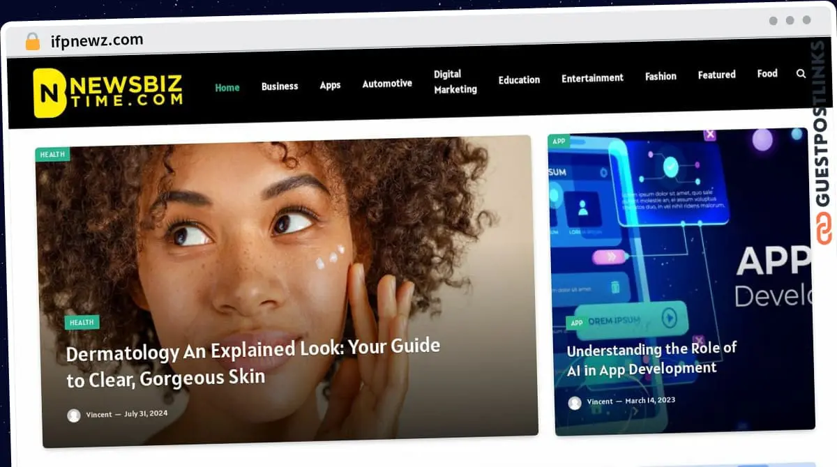 Publish Guest Post on ifpnewz.com