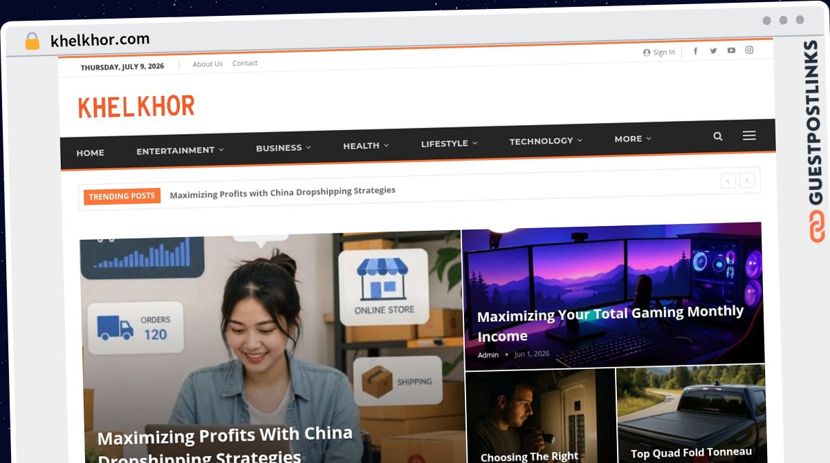 Publish Guest Post on khelkhor.com