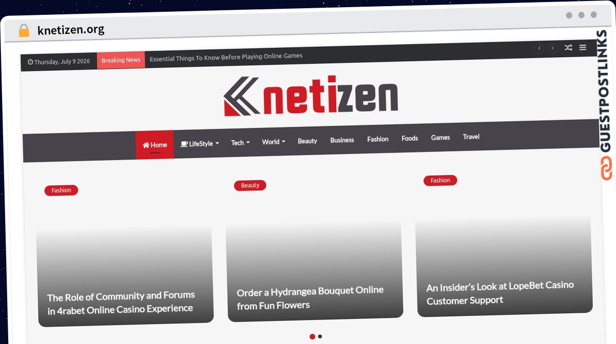 Publish Guest Post on knetizen.org