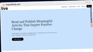 Publish Guest Post on livepositively.com