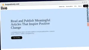 Publish Guest Post on livepositively.com