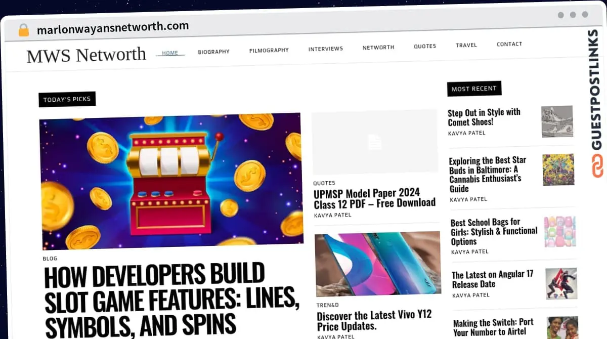 Publish Guest Post on marlonwayansnetworth.com