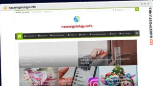 Publish Guest Post on naasongstelugu.info