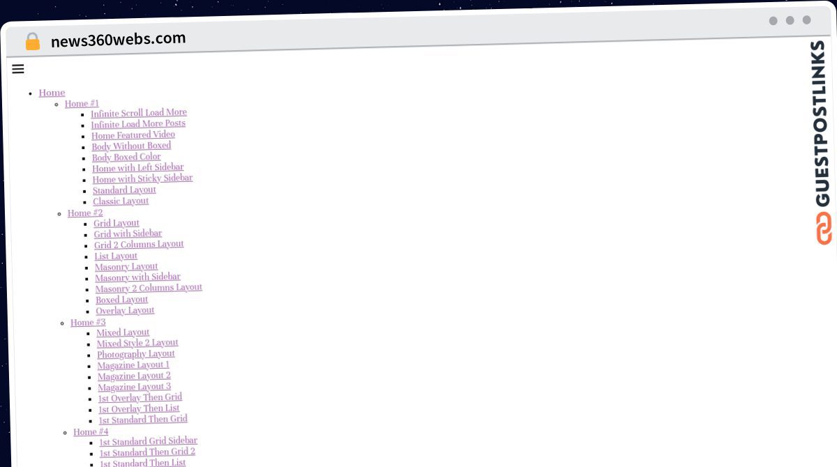 Publish Guest Post on news360webs.com