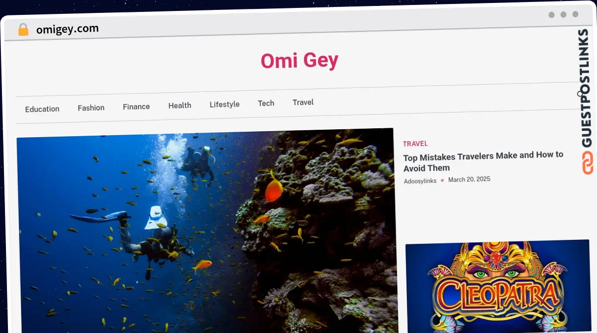 Publish Guest Post on omigey.com