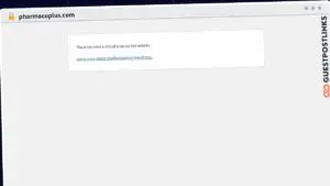 Publish Guest Post on pharmacoplus.com