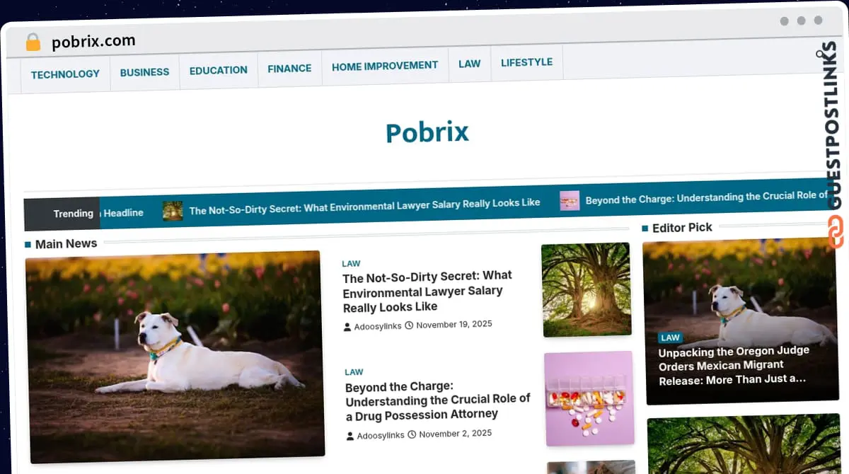 Publish Guest Post on pobrix.com