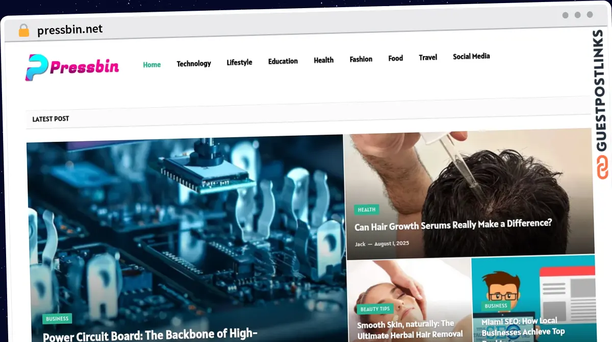 Publish Guest Post on pressbin.net