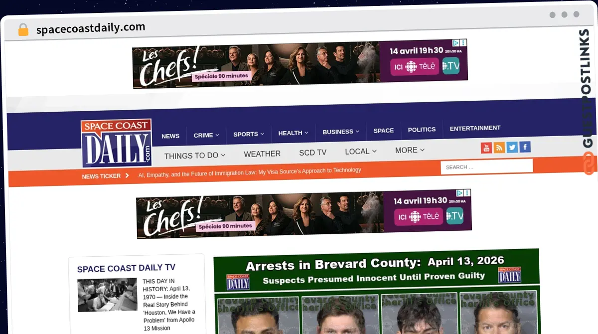 Publish Guest Post on spacecoastdaily.com