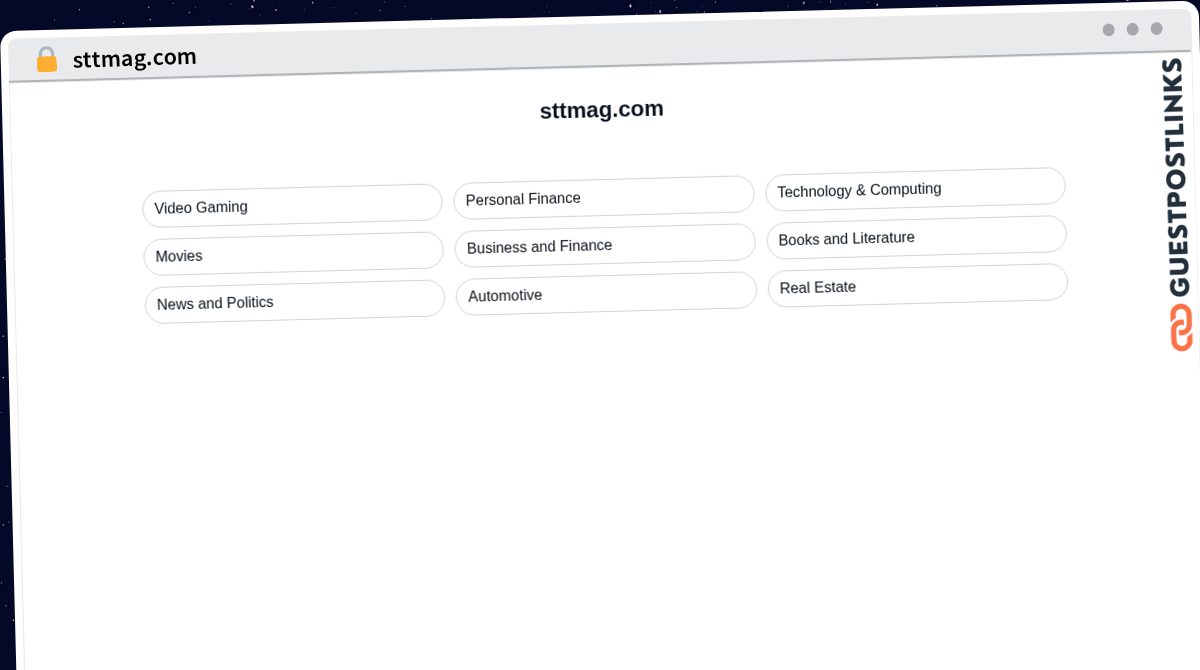 Publish Guest Post on sttmag.com