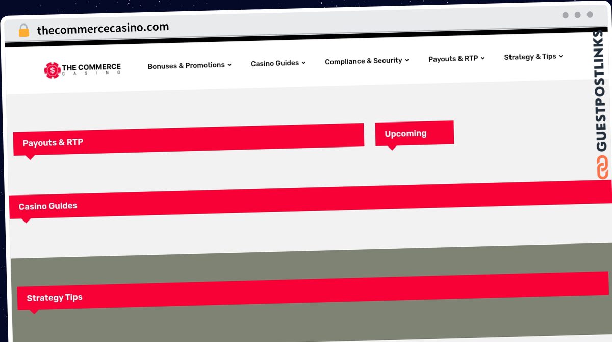 Publish Guest Post on thecommercecasino.com