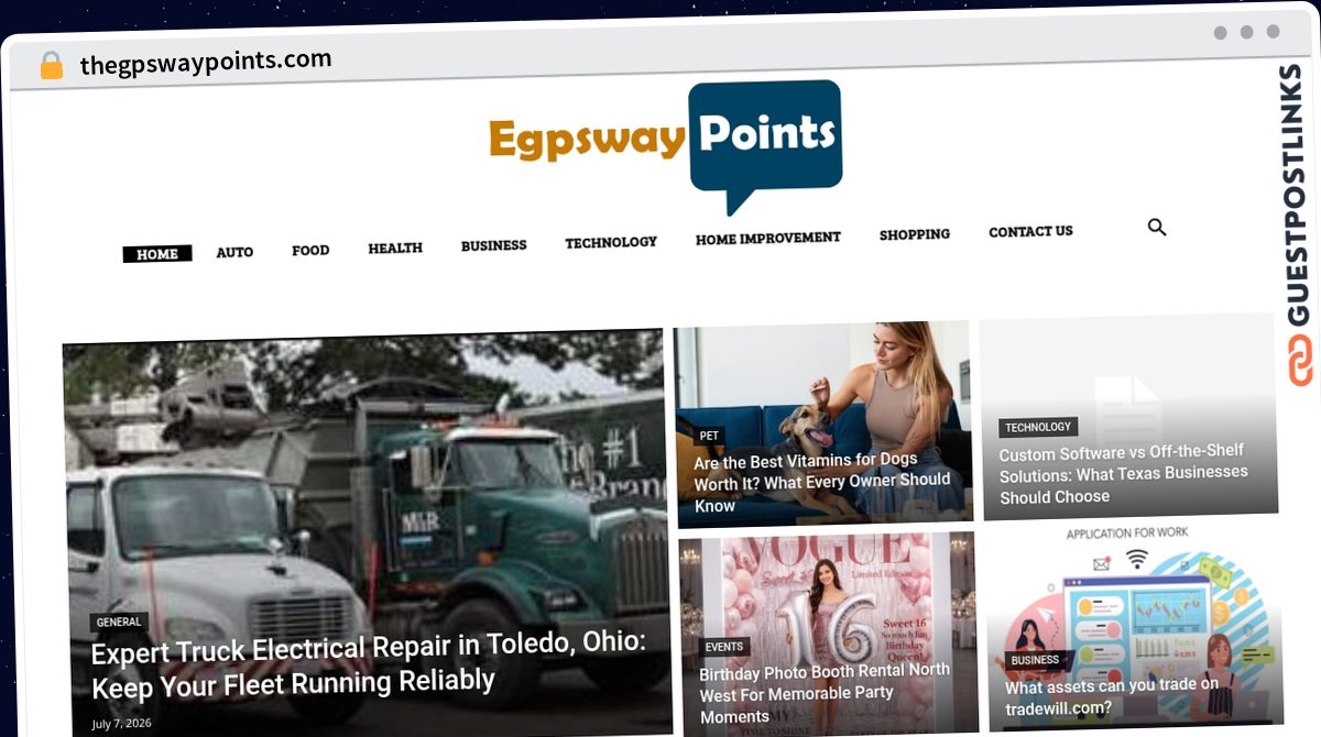 Publish Guest Post on thegpswaypoints.com